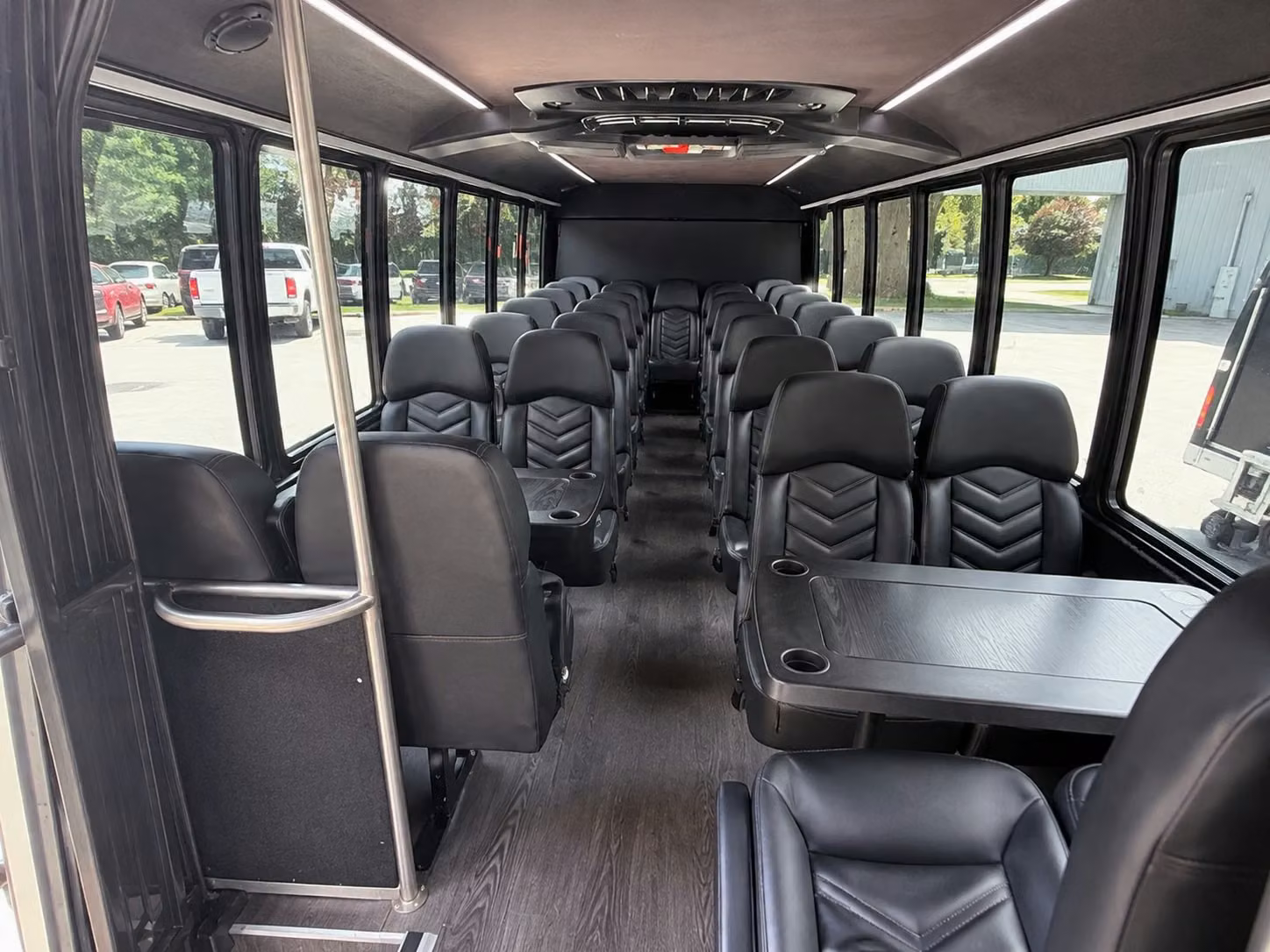 15 passenger minibus inside