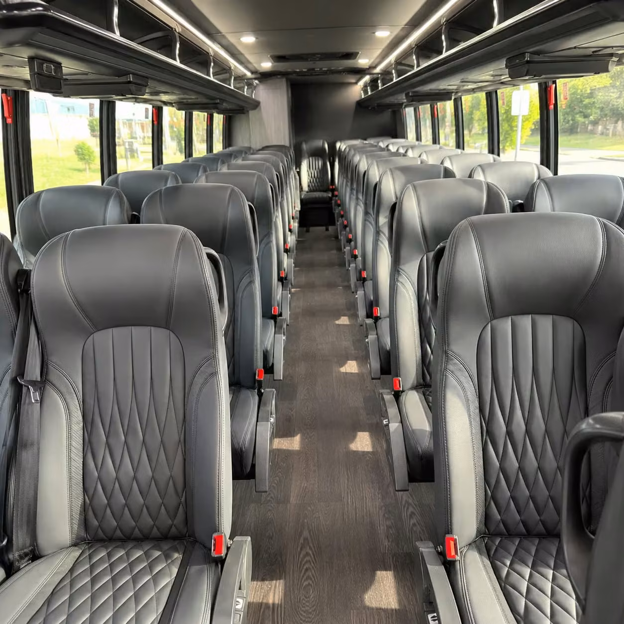 25 passenger minibus inside